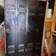 Vintage iron changing room 4 compartments