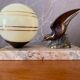 Lampe art déco oiseau vintage