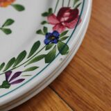 11 dessert plates or Rusticana bread plates in Sarreguemines earthenware
