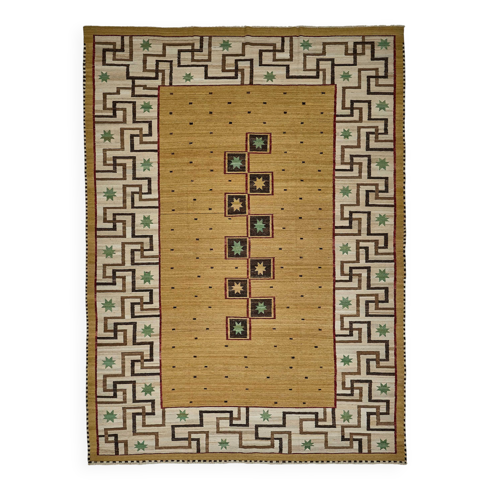 Contemporary Tribal Decorative Kilim 313 cm x 430 cm