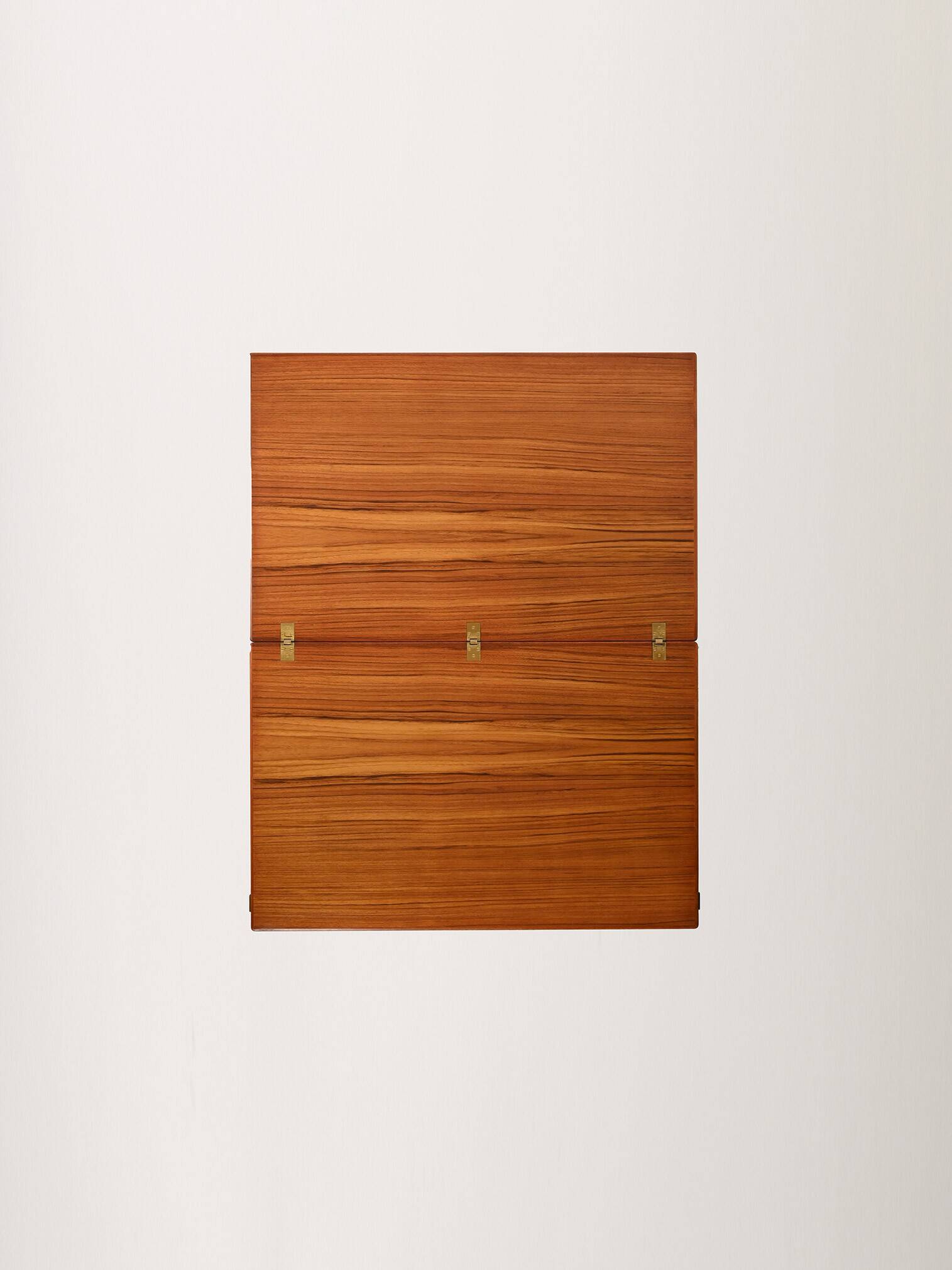 Scandinavian vintage teak flip-top desk