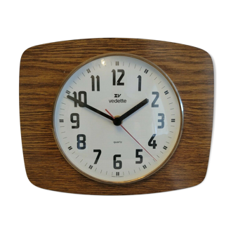 Horloge murale Vedette en formica vintage