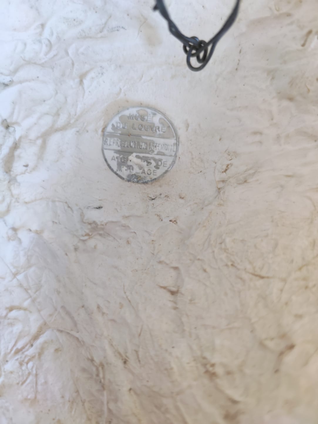 Plaster head Louvre Museum