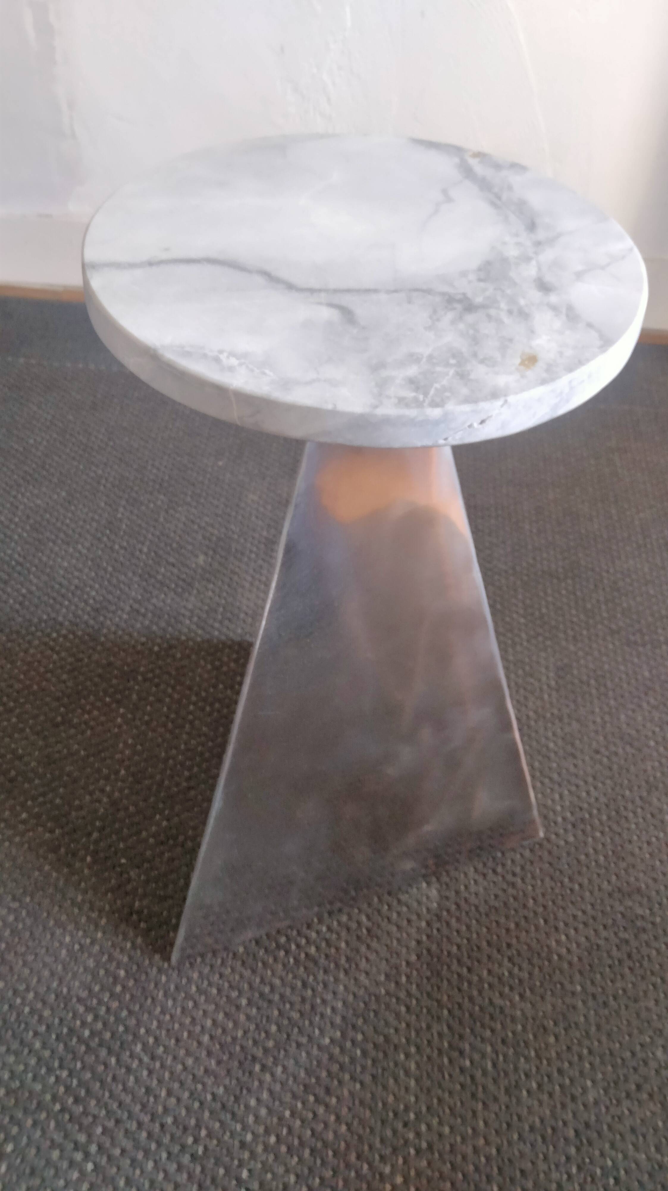 Steel and marble harness