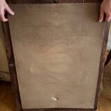 Gilded wooden mirror