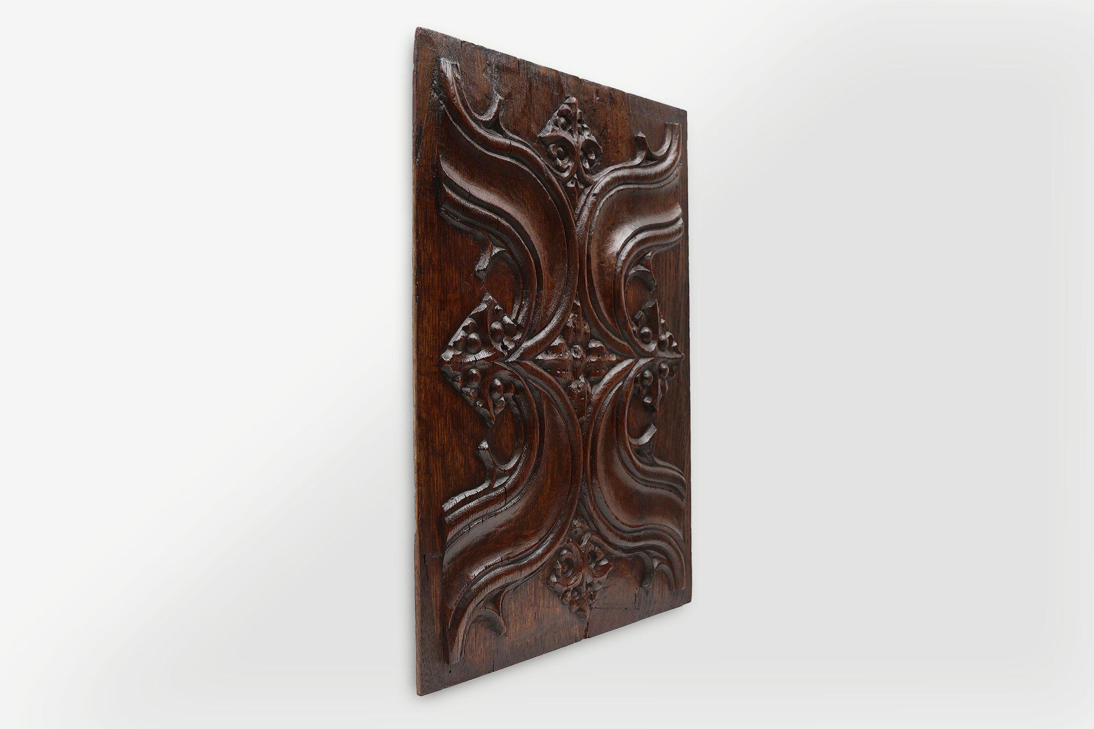 Gothic Oak Sculpted Panel, Belgium, 16th century