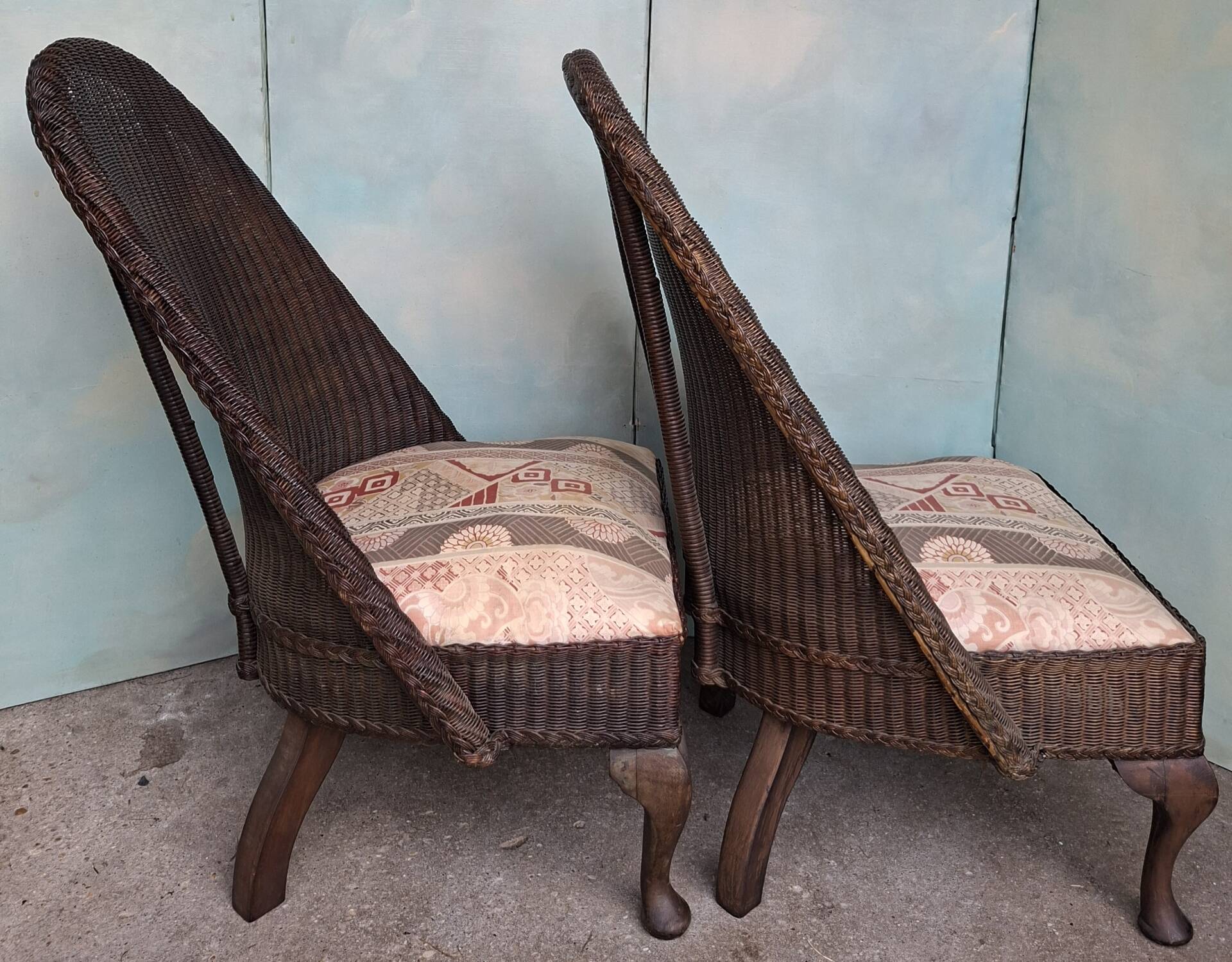 2 Lloyd look 1940 armchairs
