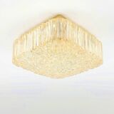 Mid Century Bubble Glass Ceiling Light By Helena Tynell for Limburg, 1970s