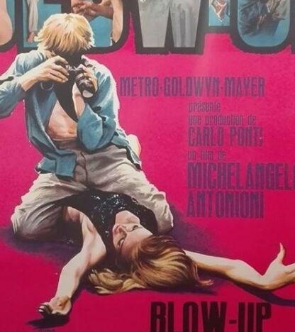 original poster 1st print of 1967 120x160 entiled Antonioni