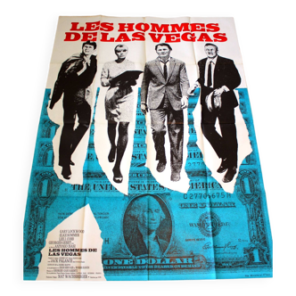 Affiche cinéma originale "Les Hommes de Las Vegas" 1968 Gary Lockwood 120x160 cm