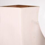 Pair of large brass lamps