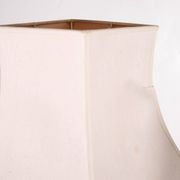Pair of large brass lamps