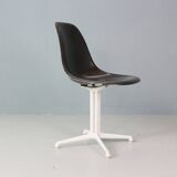 Charles & Ray Eames Set of 4 Off Black"La Fonda" Chairs for Herman Miller, 1960