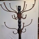 Porte manteau perroquet en bois