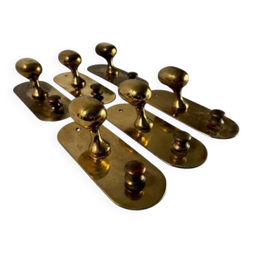 Super Brass Coat Hanger attributed to L. Caccia Dominioni for Azucena, 1962