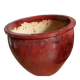Large XXL pot in beef blood colour CFOC