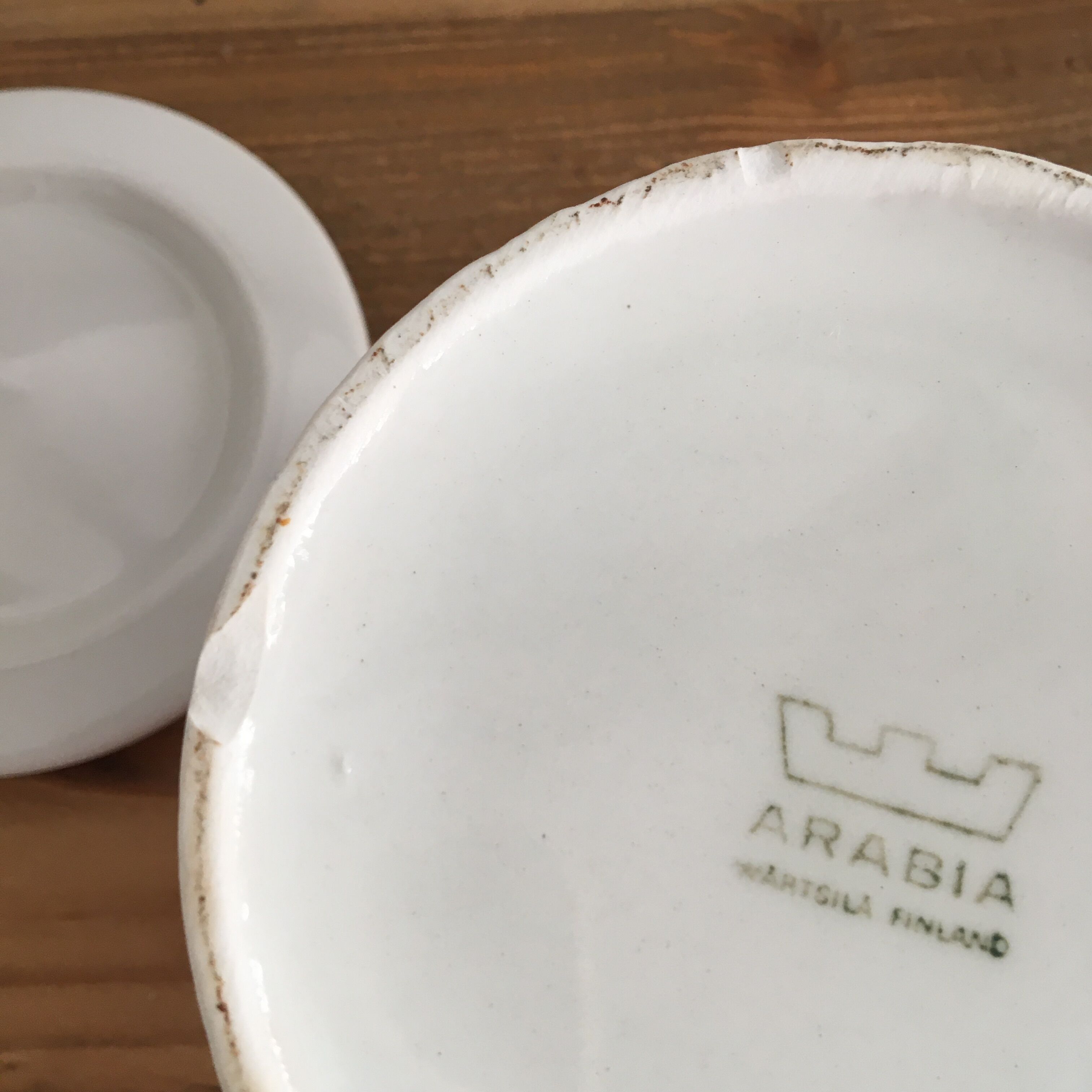 jam jar pattern strawberries manufacture Arabia Finland
