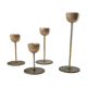Series of Brass Tulip Candle holders 60s/70s