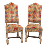 Paire de chaises hautes vintage, 1950