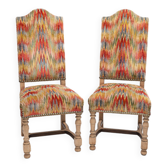 Paire de chaises hautes vintage, 1950