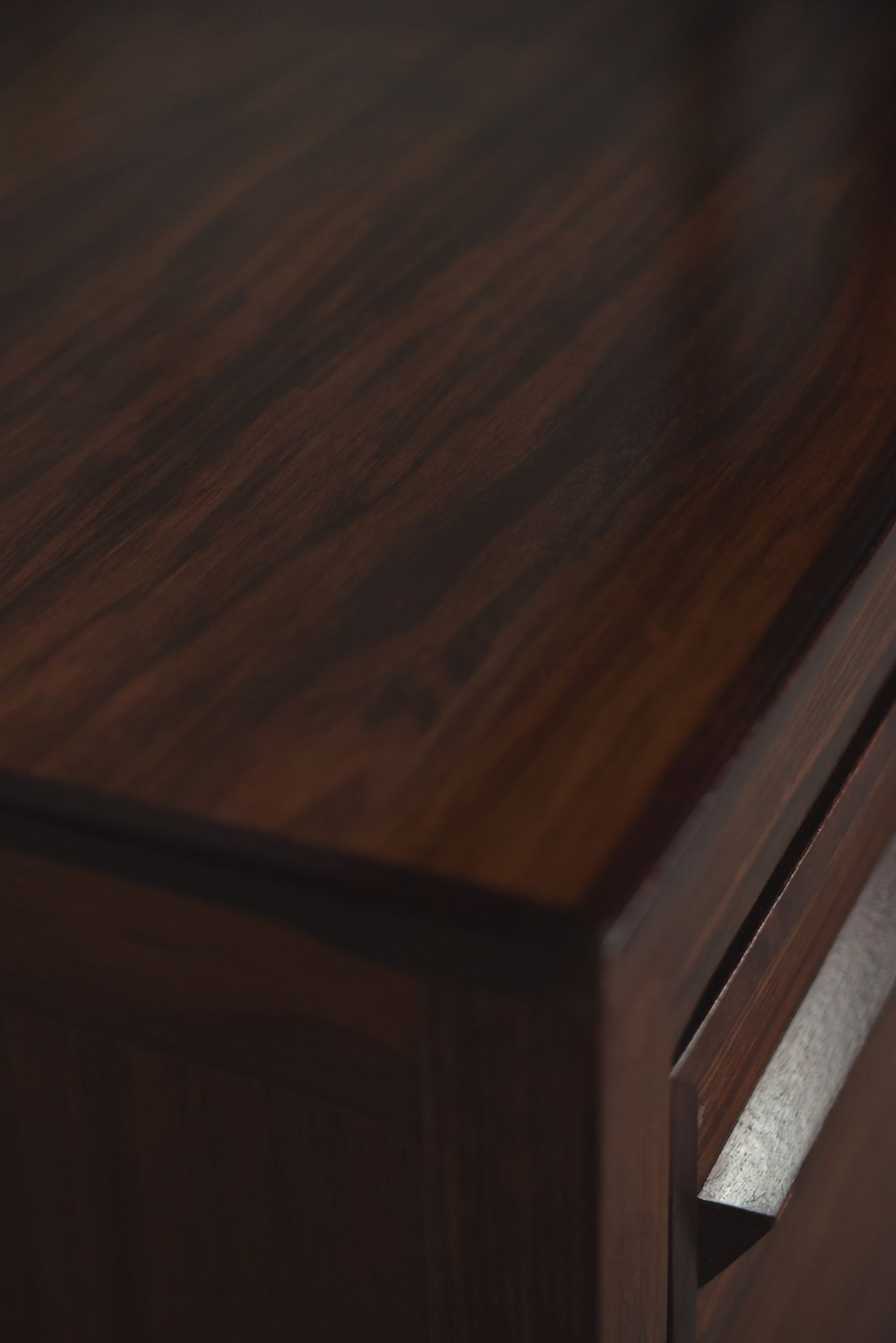 Executive rosewood Norwegian desk by Torbjørn Afdal for Haug Snekkeri AS Bruksbo, 1960s