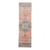 3x10 Rug For Hallway Pale Red Oriental Vintage Runner Rug 91x315Cm