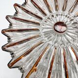 Herda glass wall lamp or ceiling lamp, 1970s