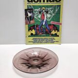 Vintage Amethyst Murano Glass Vide-Poche Ascribable to Vittorio Zecchin, Italy