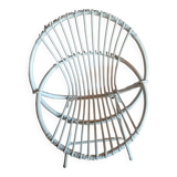 Chaise enfant en rotin années 60