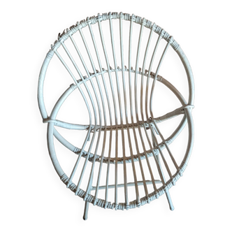 Children's rattan chair from the 60s