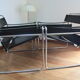 Paire de fauteuils B3 "Wassily" cuir design Marcel Breuer