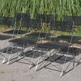 Nuova x line omli chairs by Niels Jørgen Haugesen