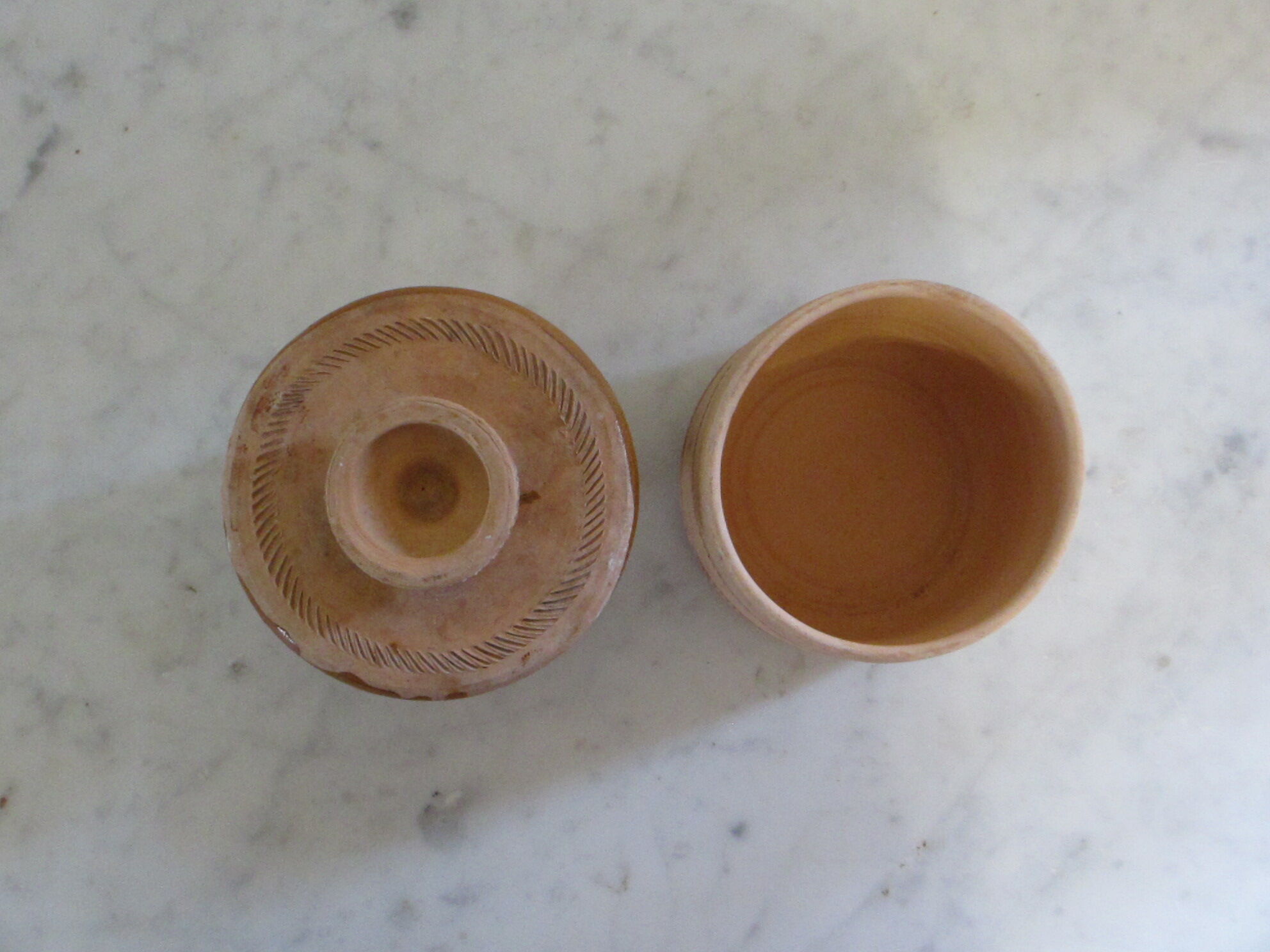 Terracotta water butter maker