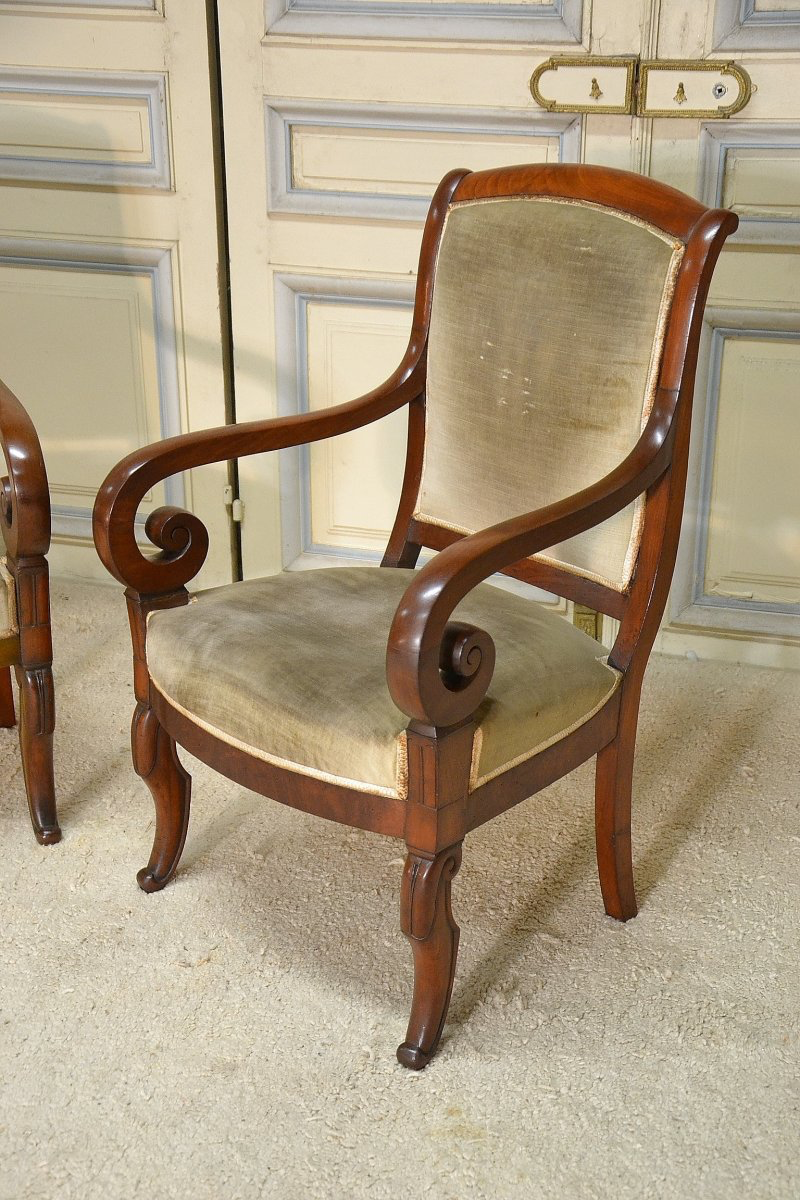 Pair of armchairs