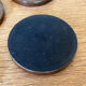 Wood and agate coasters