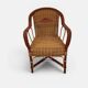 Vintage rattan armchair