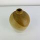 Stoneware vase with organic colours