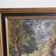 Oil on canvas mounted on panel Landscape River signed Gudin 19