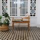 Banc en rotin vintage