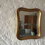 Miroir ancien bois doré