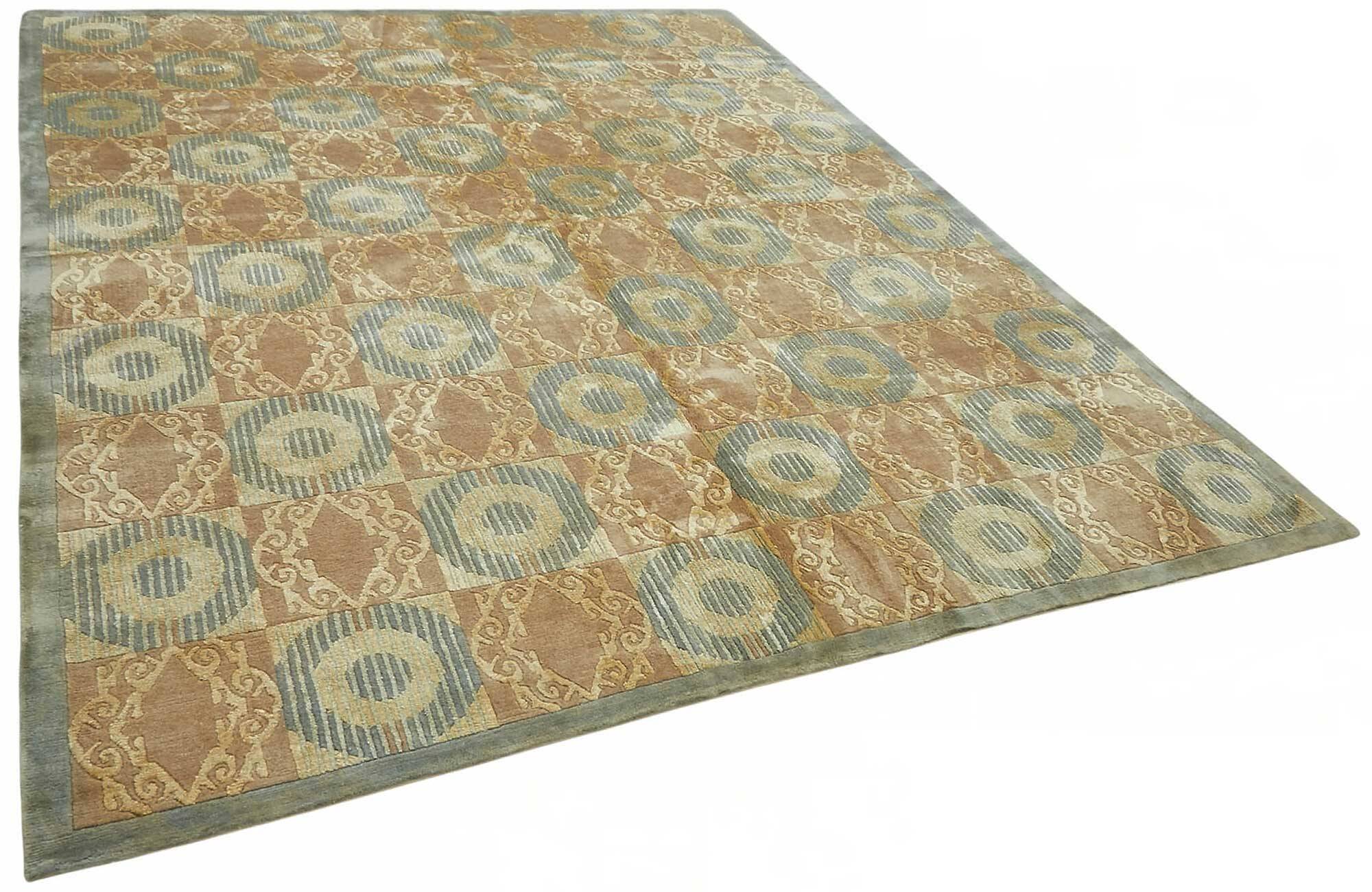 Turkish Handknotted Wool Oushak Rug 240 cm x 302 cm