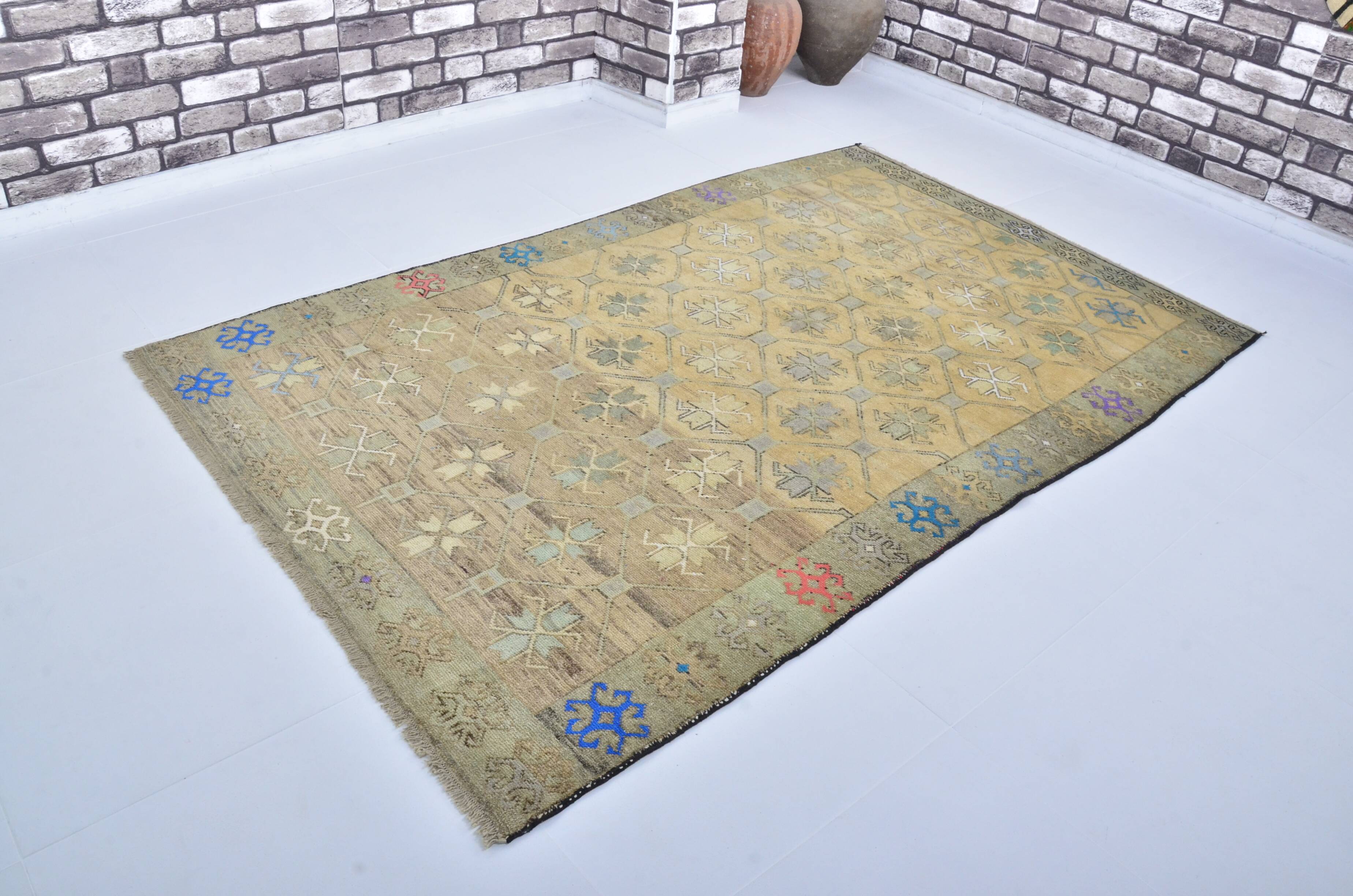 Oushak Turkish Vintage Rug sku 3297