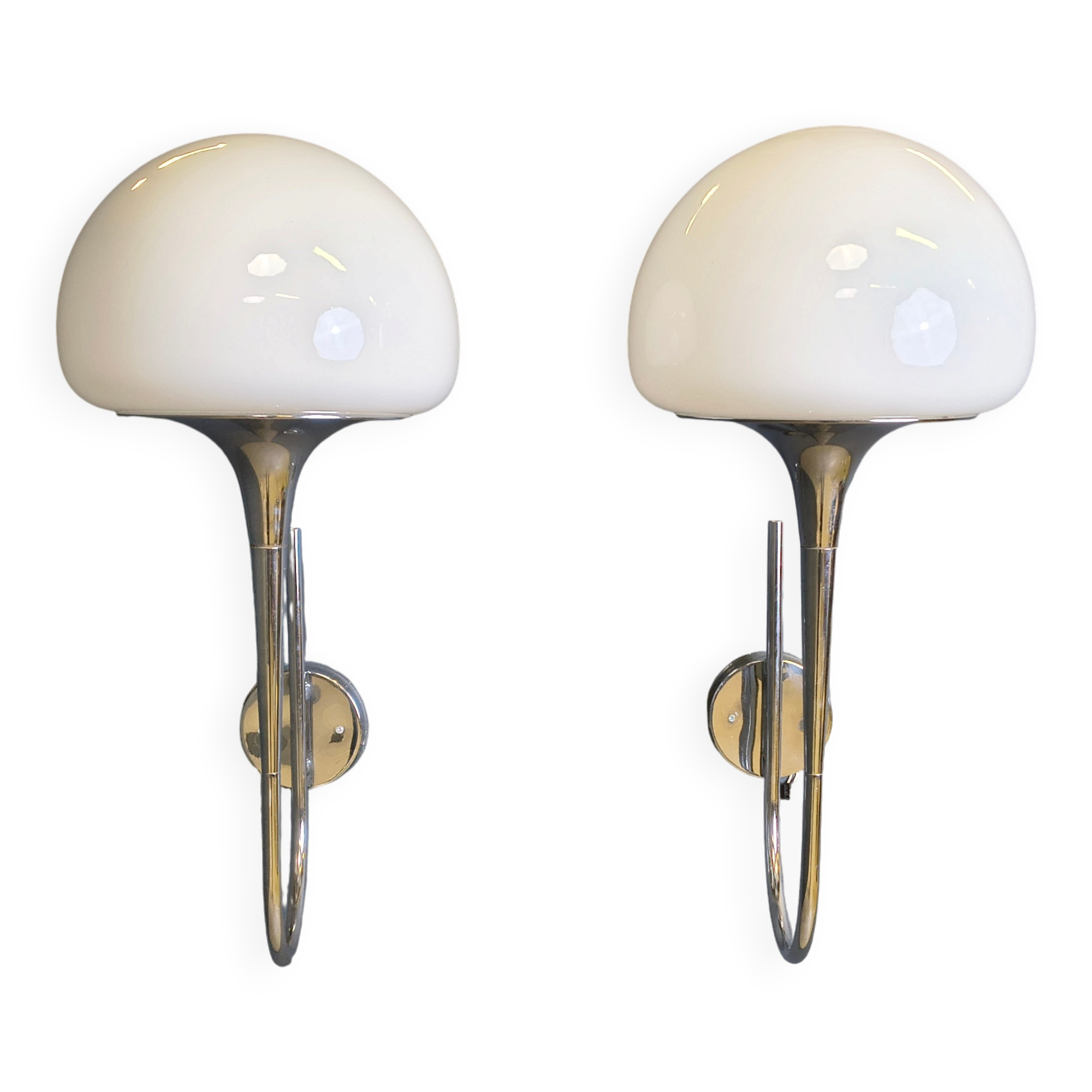 Mid-century Italian wall lamps by Goffredo Reggiani for Reggiani - set of 2