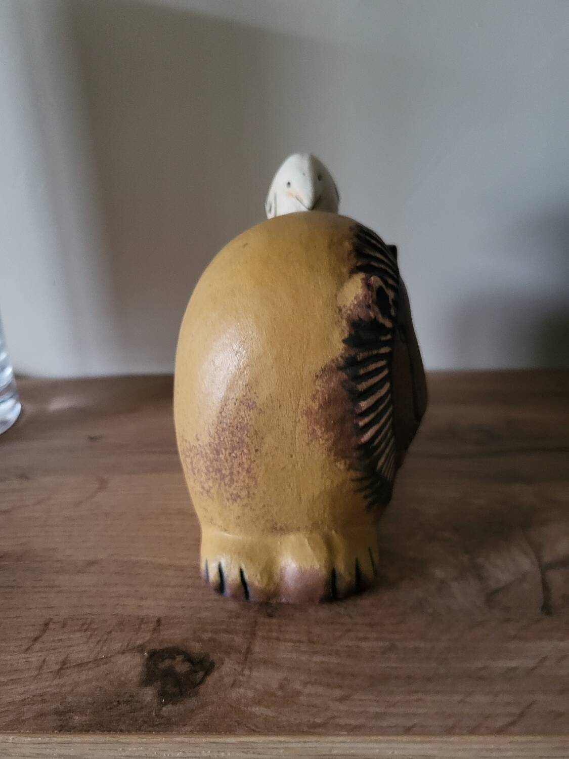 Ceramic Lion and Bird Lisa Larson/ Gustavsberg