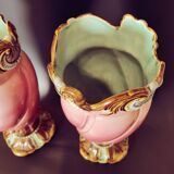 Paire de vases art nouveau Mouzins lecat