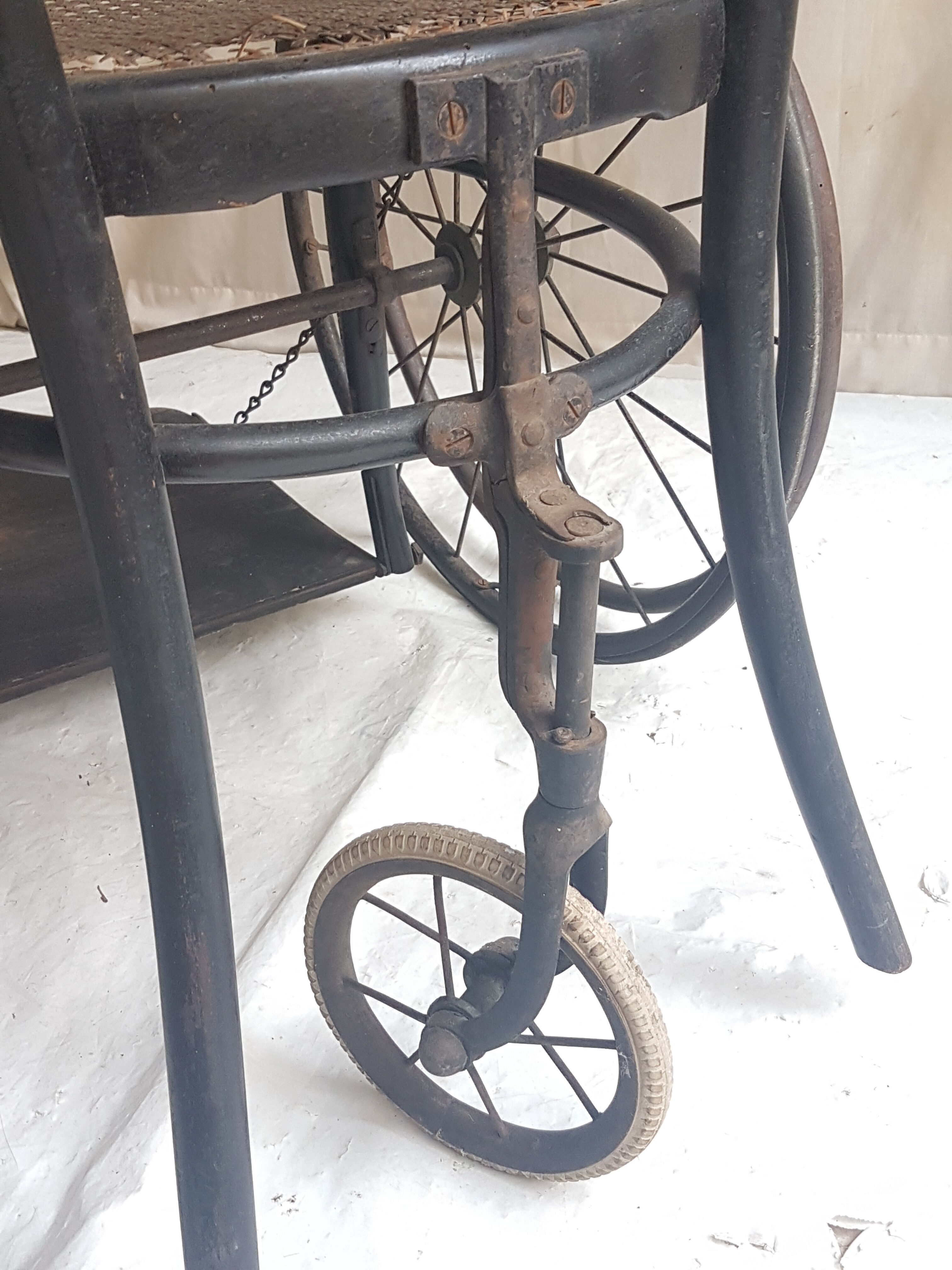Former wheelchair signed "Josef Hofmann" in Vienna