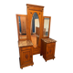 Wooden and marble dressing table