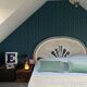 Peacock headboard