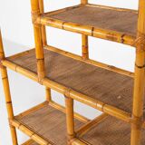 Mid-Century Modern Bamboo Shelve, Italy, 1970s