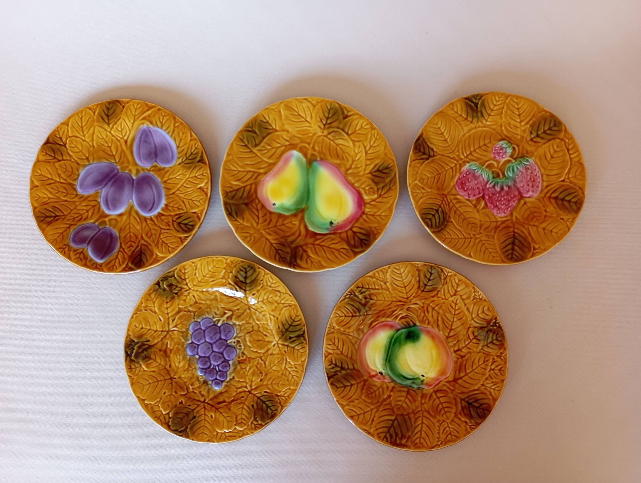 Cake service in slipware Salins les Bains